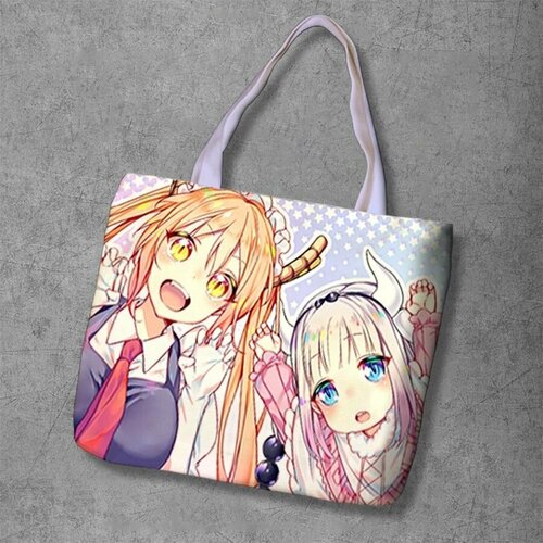 фото Сумка шоппер anime dakimakura, фактура рельефная, мультиколор