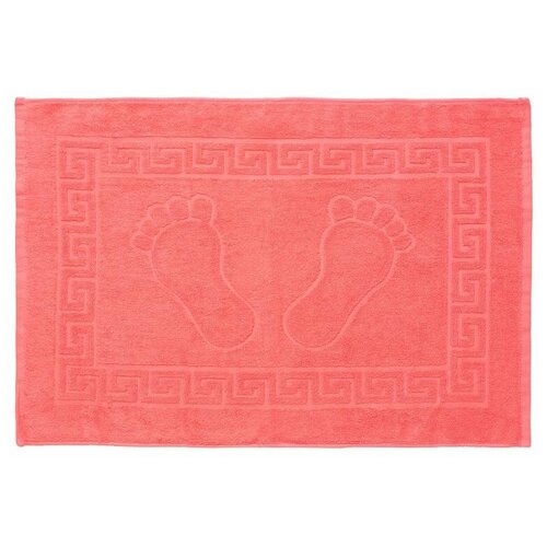 507070021/2, Коврики для ног ( TERRY JAR ), Scarlet - коралл, пл.700