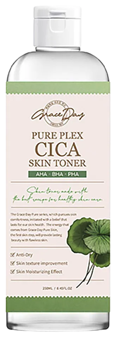 Тонер для лица с экстрактом центеллы Grace Day Pure Plex Cica Skin Toner 250 мл