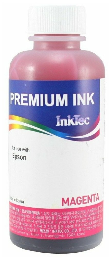 Чернила InkTec E0017, пурпурный, совместимые для Epson L800/L1800