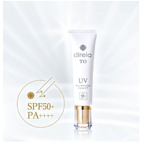 DIREIA TO Stem Protect UV Cream SPF 50+ дневной солнцезащитный омолаживающий санскрин, 20 г