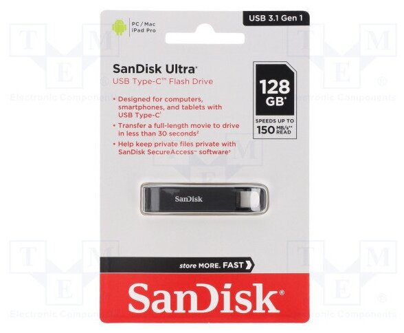 Накопитель USB 3.1 128GB SanDisk - фото №16