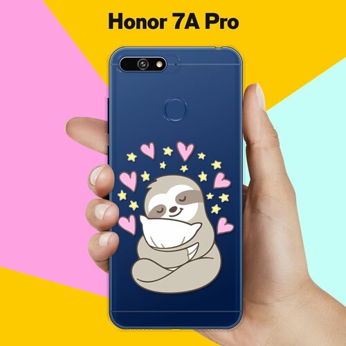 силиконовый чехол панды на honor 7a pro Силиконовый чехол Ленивец на Honor 7A Pro