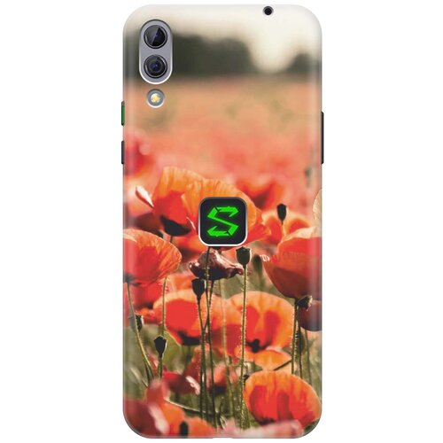 фото Re:pa накладка transparent для xiaomi black shark 2 с принтом "маки"