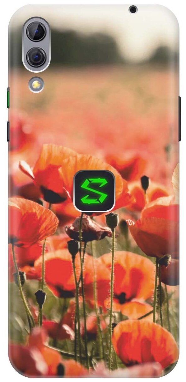 RE: PA Накладка Transparent для Xiaomi Black Shark 2 с принтом "Маки"