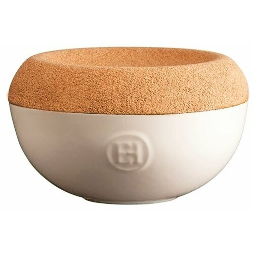 Емкость Emile Henry для хранения соли, цвет крем