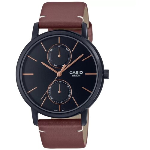 фото Casio mtp-b310bl-5a мужские кварцевые наручные часы со стрелочным календарем