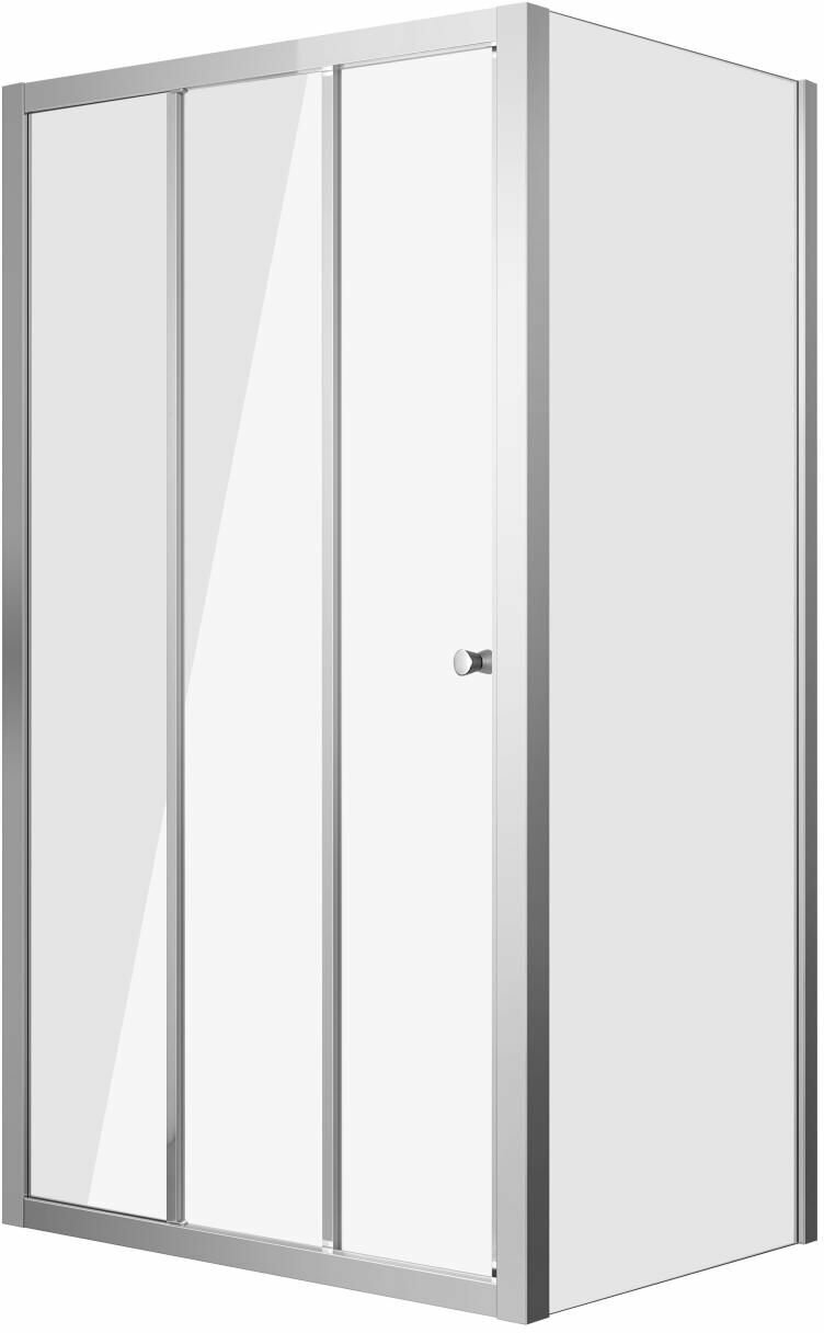 Душевое ограждение Grossman GR-D110-P100 Falcon (110*100*190) прямоугольник, раздвижная дверь из двух частей