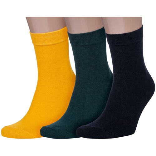 фото Комплект из 3 пар мужских носков moscowsocksclub микс 5, размер 25 (38-40) moskowsocksclub