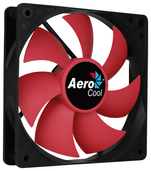 AeroCool Вентилятор Fan Force 12 120mm 4pin Red blade