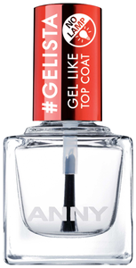 ANNY Закрепляющее покрытие с эффектом гелевого лака GELISTA GEL LIKE TOP COAT, 15мл