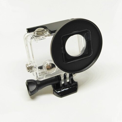 Алюминиевый адаптер для крепления линз 58 мм на аквабокс GoPro 3+/4