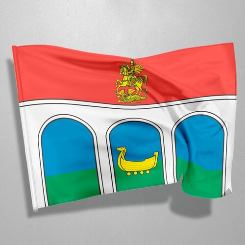 Флаг Мытищ / Флаг города Мытищи / 90x135 см.