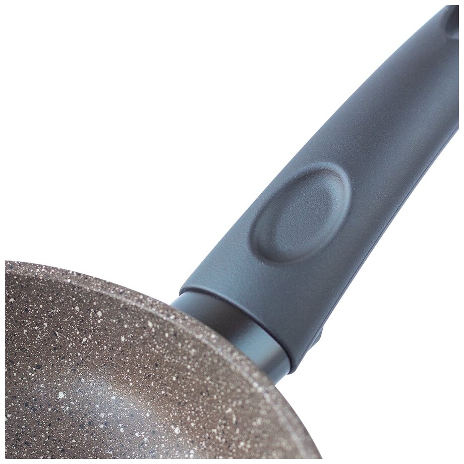 Сковорода универсальная Tima Art Granit 18 см светло-коричневый АТ-1118 - фото №5