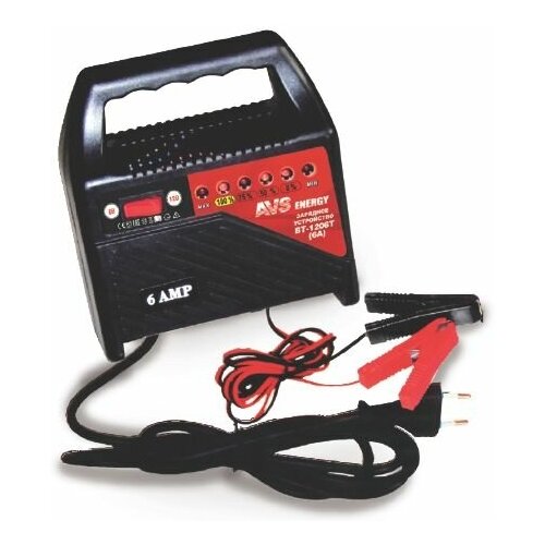 Зарядное устройство для автомобильного аккумулятора AVS BT-1206T 6A 612V 159900₽
