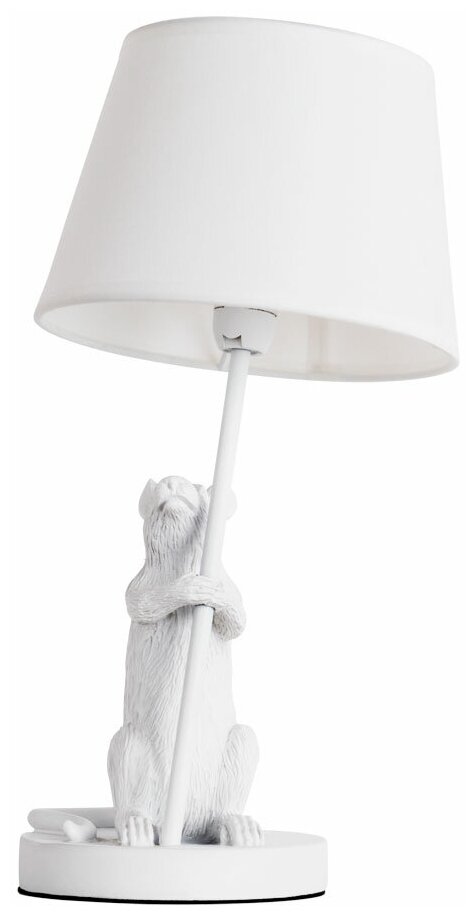 Лампа декоративная Arte Lamp Gustav A4420LT-1WH, E14, 40 Вт, белый
