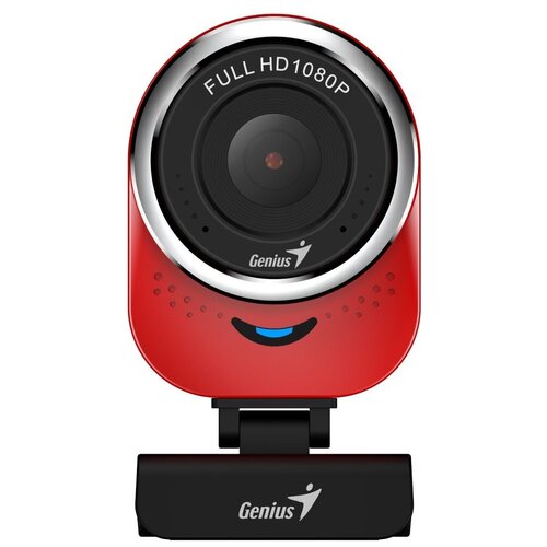 Веб-камера Genius QCam 6000, красный веб камера genius qcam 6000 full hd 1080p для pc желтая