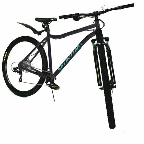 Горный велосипед SPORTING 29 20 D 29 рост 19 8 скоростей черныйбирюзовый 2520000₽
