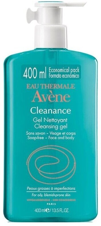 Avene Cleanance Гель для проблемной кожи лица очищающий, 400 мл