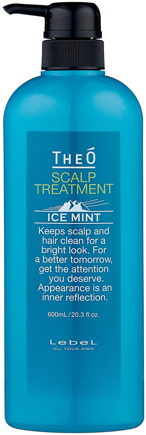 Lebel Cosmetics Крем-уход для кожи головы и волос Theo Scalp Treatment Ice Mint, 600 г, 600 мл