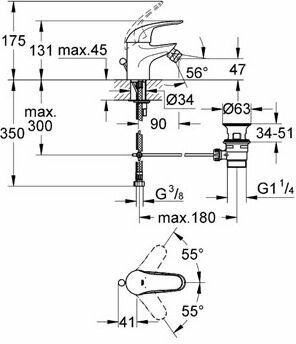 Смеситель для биде GROHE - фото №5