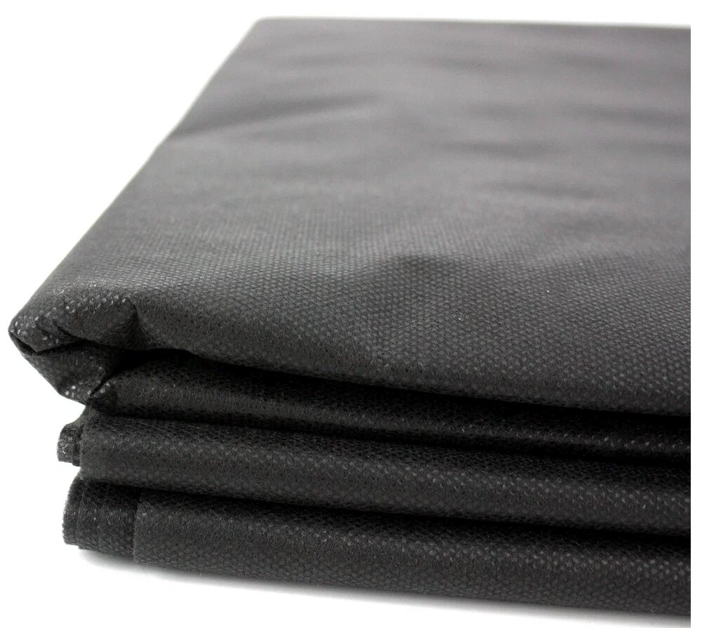 Body Pillow Спанбонд укрывной чёрный 1,6х10 м / Агротекстиль / Нетканый материал, плотность 60 г/м2 / Мульча - фотография № 2
