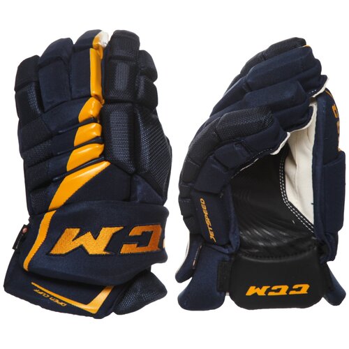 Перчатки игрока муж. HG JETSPEED FT4 GLOVES SR NV/YL (15) коньки ccm jetspeed ft4 pro sr 07 5 regular