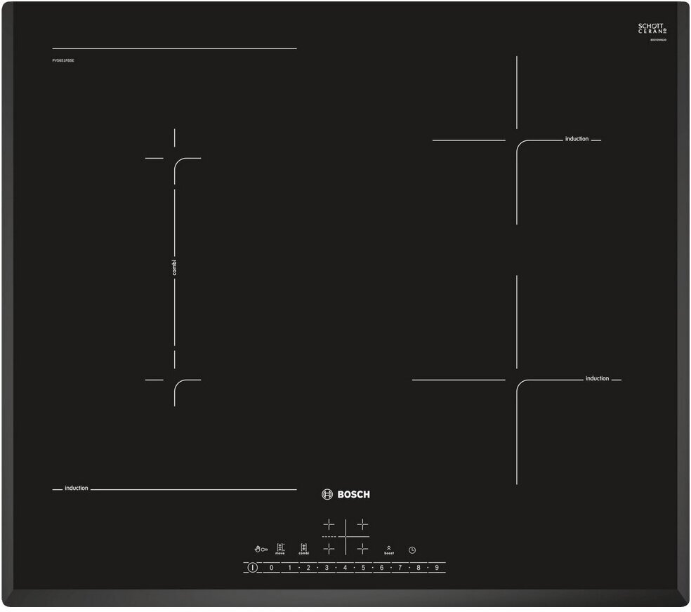 Встраиваемая индукционная варочная панель Bosch Serie|6 PVS651FB5E