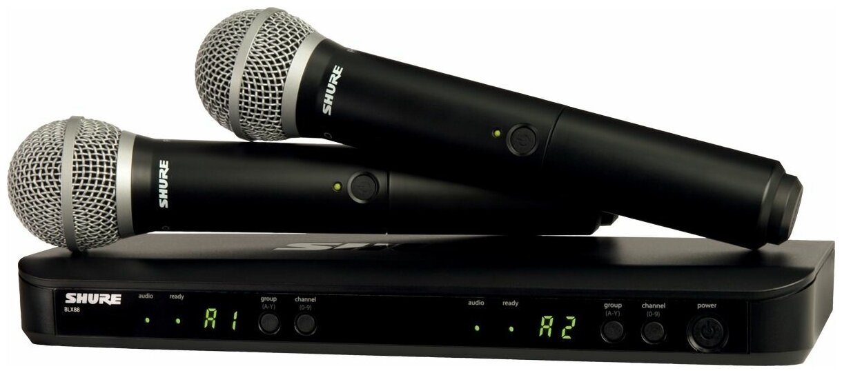 Микрофон для живого вокала SHURE BLX288E/PG58 M17