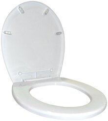 Крышка-сиденье для унитаза BranQ BQ2600 ПВХ белый