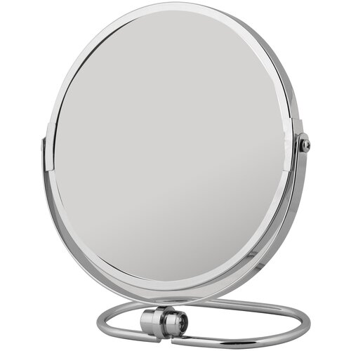 Зеркало косметическое настольное с увеличением 17 см