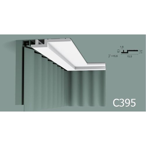 Карниз потолочный Orac Decor C395 STEPS, 1шт (длина 2м)