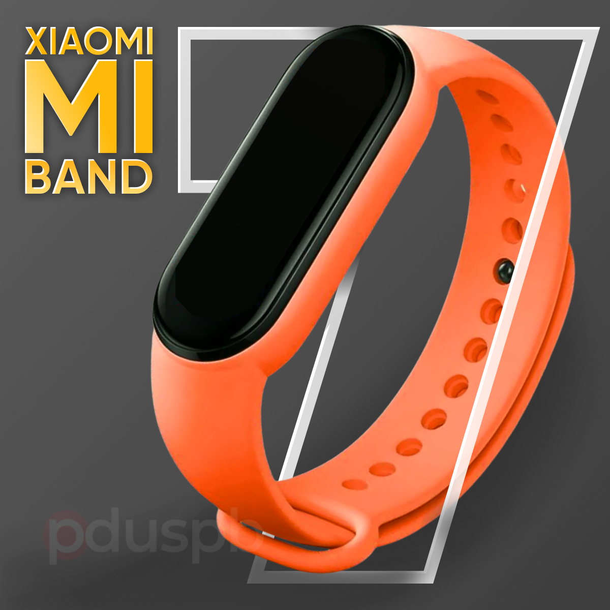 Силиконовый матовый ремешок №27 для фитнес-браслета Xiaomi Mi Band 7 / сменный спортивный браслет для умных (смарт) часов