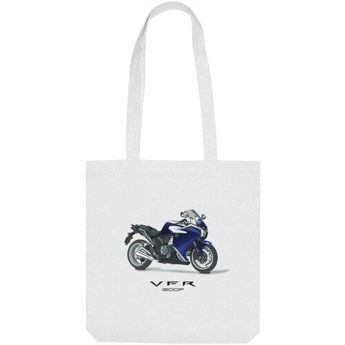 Сумка шоппер Us Basic, белый сумка мотоцикл зеленый