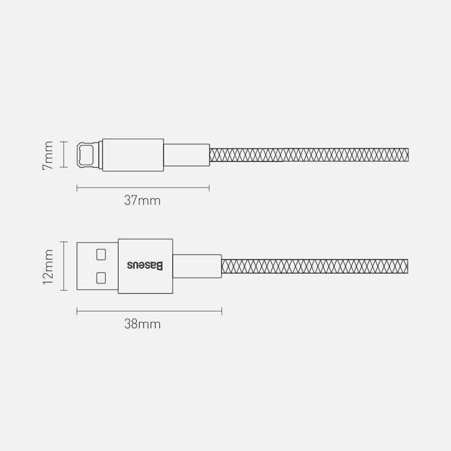 Кабель Tungsten Gold Fast Charging Data Cable Baseus - фото №12