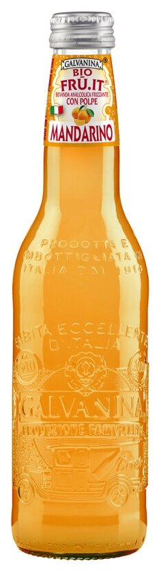 Напиток Galvanina BIO "Mandarino" (мандарин), 355мл стекло, 1шт.