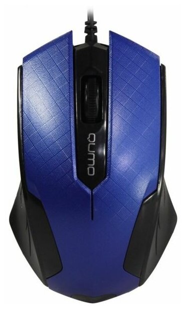 Мышь Qumo Office M14 Blue, проводная, оптическая M14 Blue .