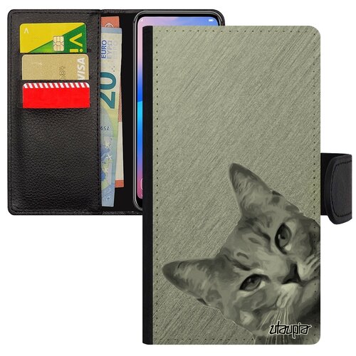 фото Чехол-книжка на мобильный iphone se 2020, "котик" киса котенок utaupia