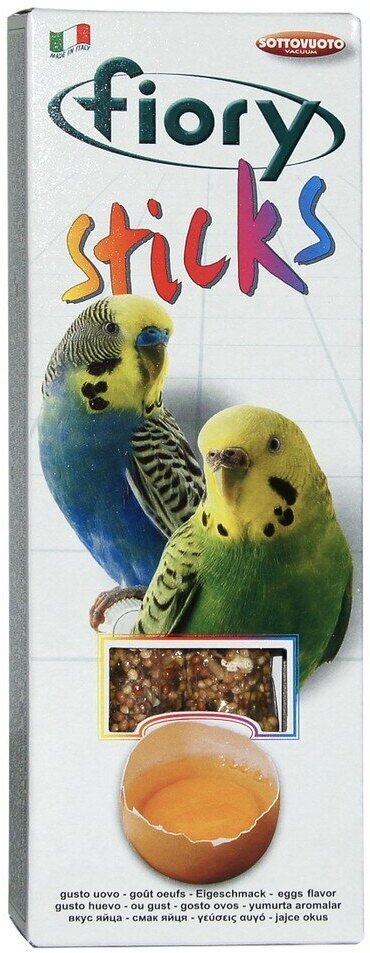 Fiory Sticks палочки для попугаев (2*30 г.) Яйцо