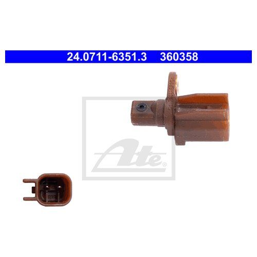 Датчик abs frd c-max ii/grand c-max/focus iii/kuga 10- зад l/r(для авто с автомат. парковочн. систем) Ate 24071163513