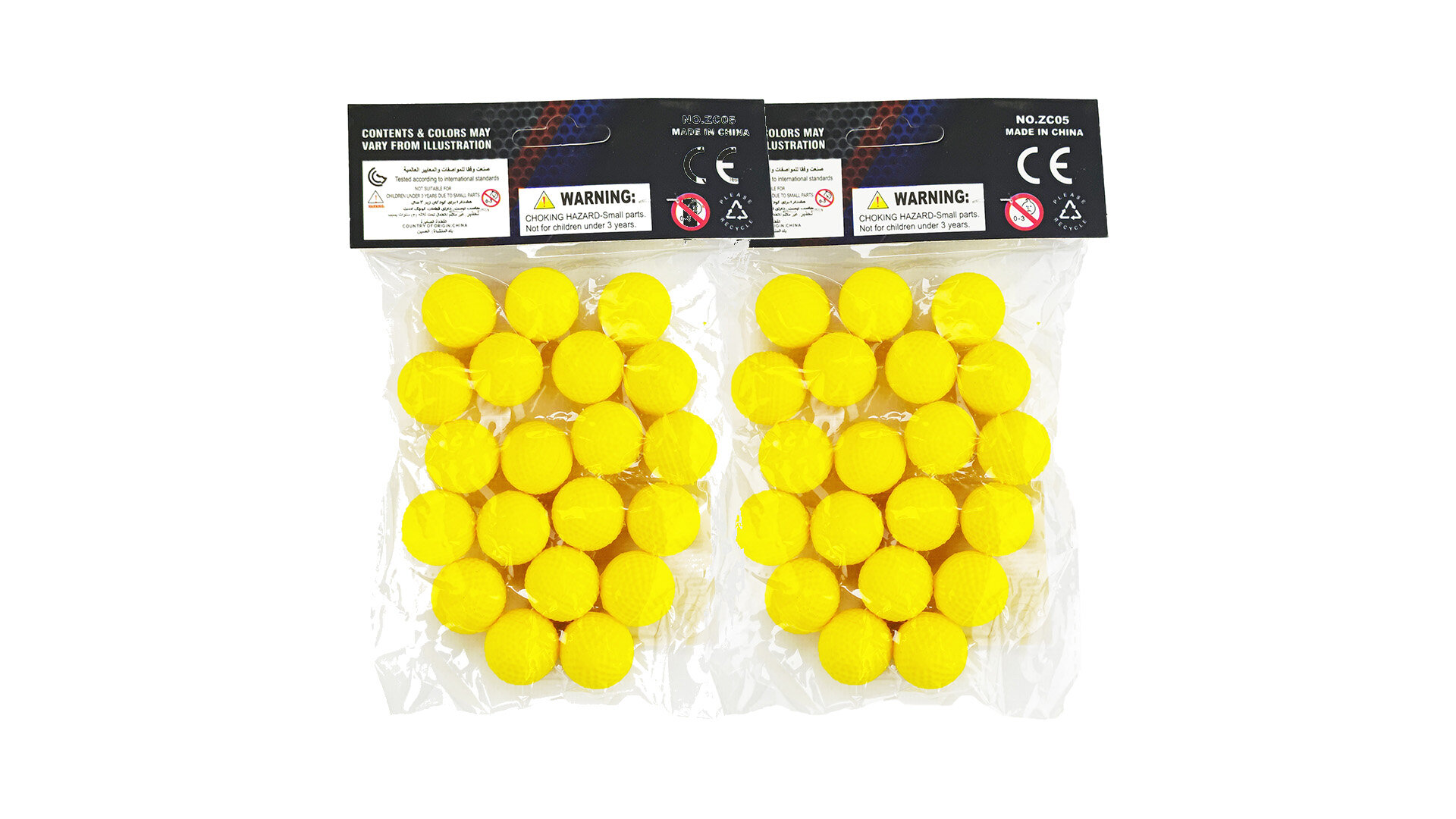 фото Мягкие шарики пули патроны для бластера Blaze Storm 40 штук Zecong Toys ZC05 (подходят для нерф) Zecong Toys ZC05-40