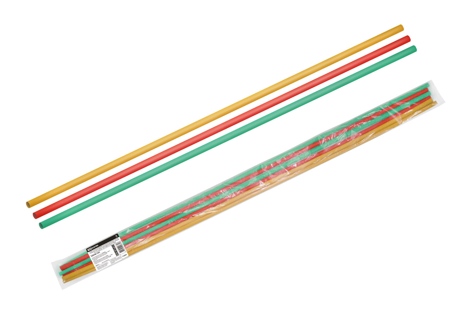 Трубки термоусаживаемые, клеевые, набор 3 цвета по 3 шт. ТТкНГ(3:1)-4,8/1,5 TDM Electric (SQ0548-1504)