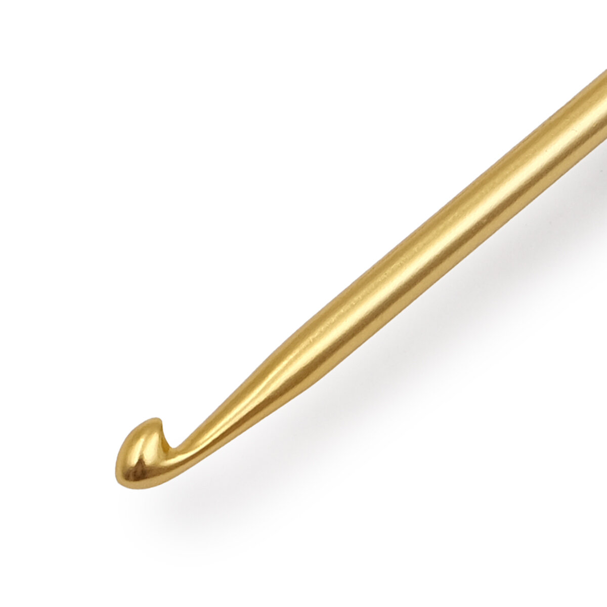 30803 Крючок алюминиевый 3.00 mm с черной ручкой (золотой наконечник) KnitPro Knit Pro - фото №5