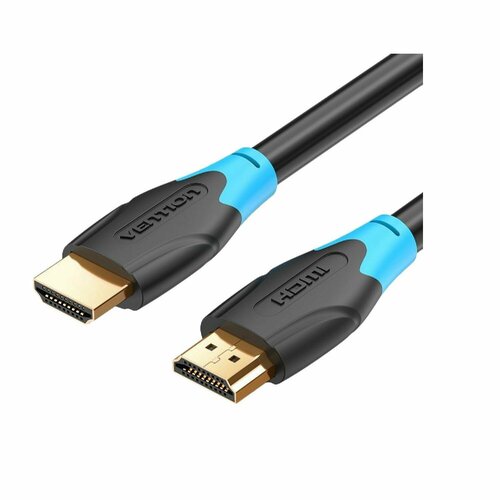 Кабель Vention HDMI High speed v2.0 with Ethernet 19M/19M - 0.75м кабель интерфейсный hdmi hdmi gcr 19m 19m gc hmmic01 1 8m 1 8м v1 4 ethernet high speed витой тройной экран черный позолоченные разъемы