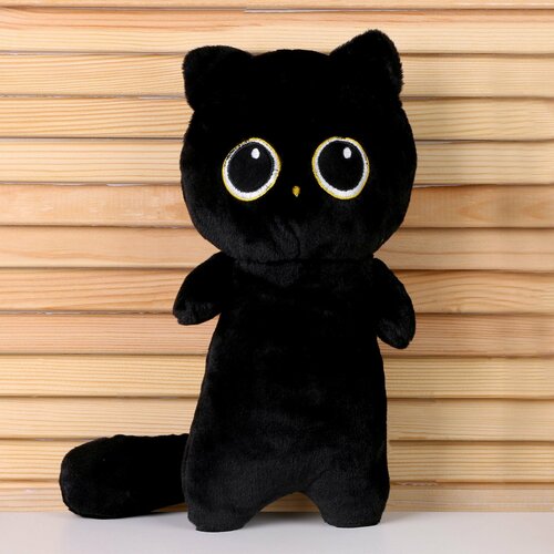 Мягкая игрушка Кот 30 см цвет черный 995₽