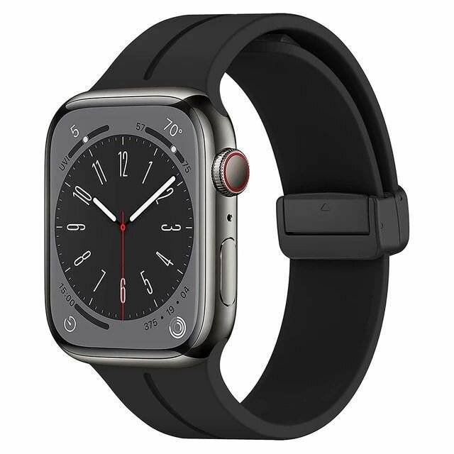 фото Ремешок силиконовый с магнитной застежкой для Apple Watch 38 /40 /41,