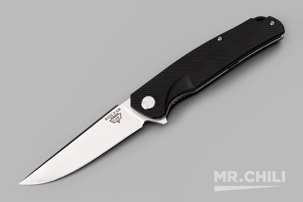 Нож складной ТДК "SHARK" от ТДК Black (D2, StoneWash)