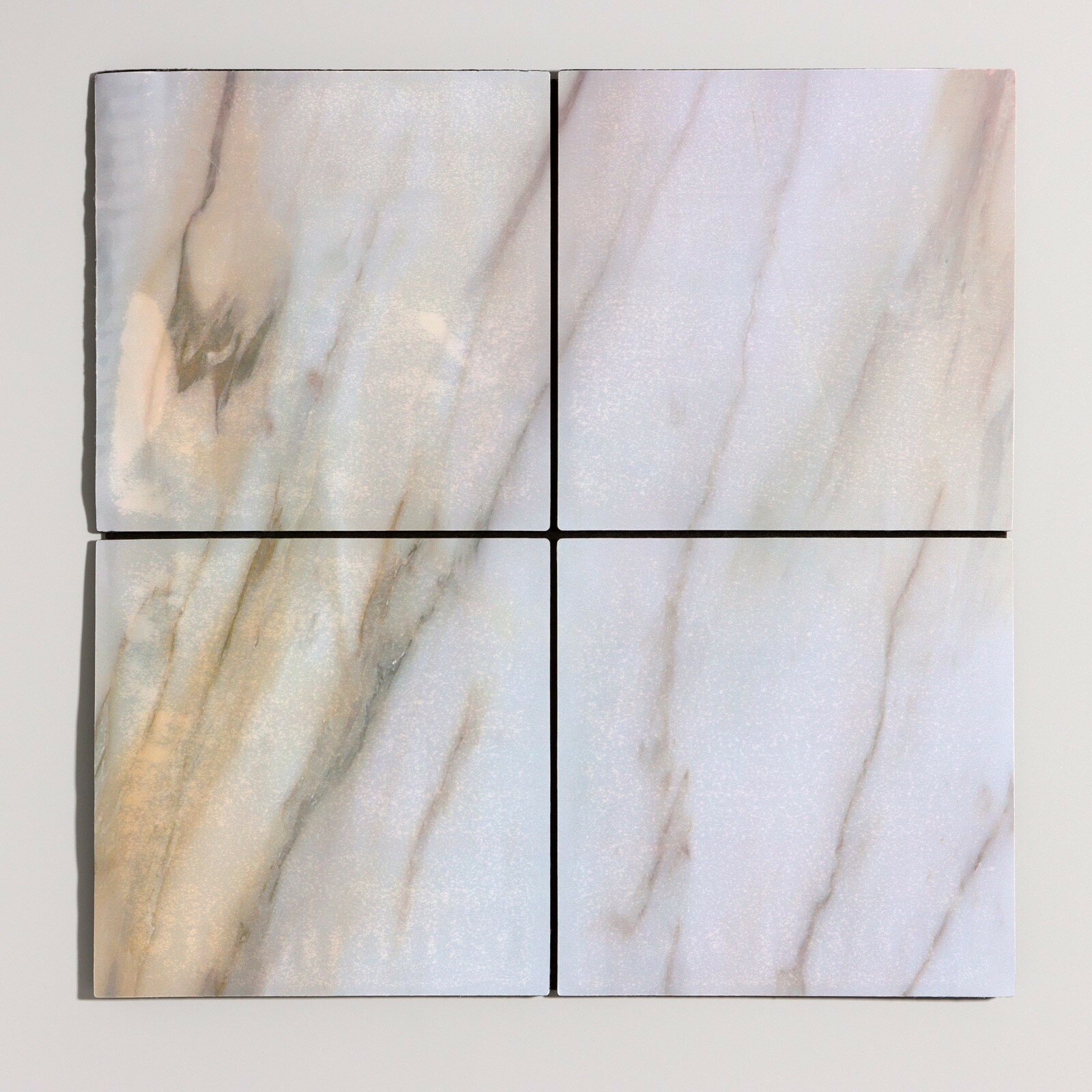 фото Панель самоклеящаяся 30*30см мягкая мрамор светлый