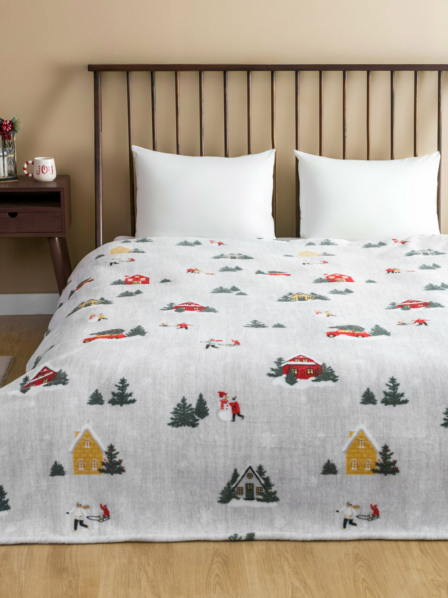 фото Двуспальный плед LC WAIKIKI, многоцветный, размер 200 X 220