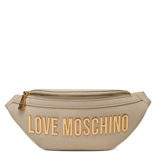фото Сумка поясная love moschino, светло-бежевый